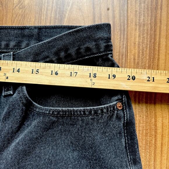 Levi's 505 Jeans Men's 40X30 Black Denim Regular Fit Straight Leg - Picture 3 of 5